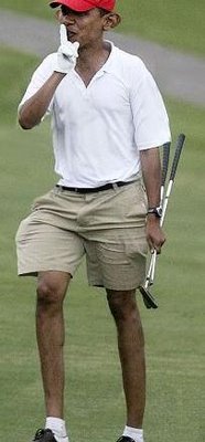 obama golfing